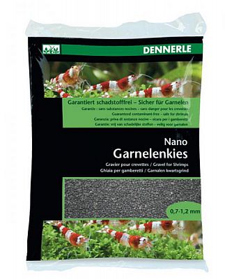 Dennerle Nano Garnelenkies Sulawesi schwarz 2 kg