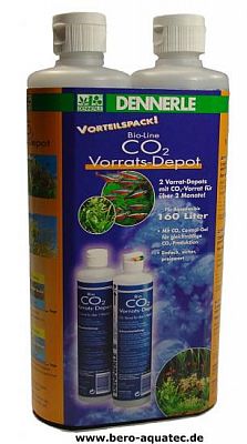Dennerle CO2 Bio Vorrats-Depot Vorteilspack 2 Flaschen