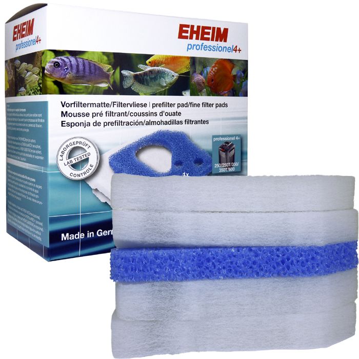 EHEIM Filtermedienset 2617710 1xMatte 4xVlies für Außenfilter professionel 4+  - BERO-Aquatec Aquaristik u. Teich
